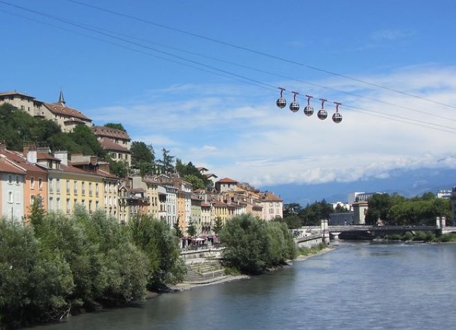 Cable car in Grenoble